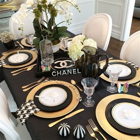 chanel design dining table|Chanel Inspired Dining Table .